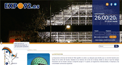 Desktop Screenshot of expo92.es